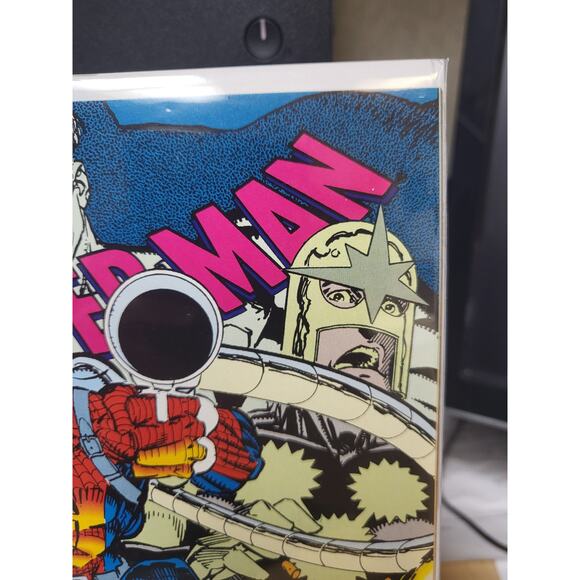 Spiderman #20 1992 Revenge of the Sinister Six pt 3 Marvel Comics Hulk Deathlok - Picture 3 of 5